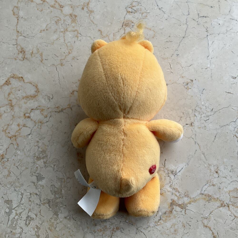 Vintage Care Bears 8" plush Champ Bear 2003 TCFC Inc. Orange Heart - Picture 5 of 10
